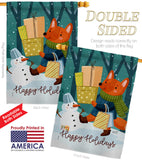 Ready for Holiday - Winter Wonderland Winter Vertical Impressions Decorative Flags HG130298 Made In USA