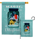 Magic Chritmas - Winter Wonderland Winter Vertical Impressions Decorative Flags HG130293 Made In USA