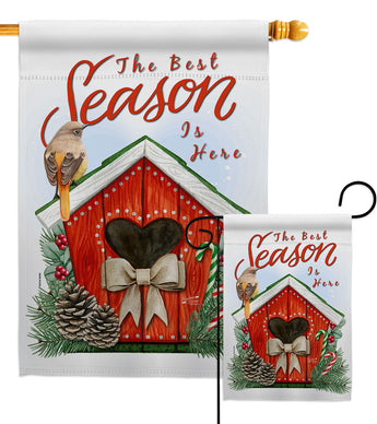 Best Season - Winter Wonderland Winter Vertical Impressions Decorative Flags HG137353 Made In USA