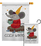 Cozy Winter - Winter Wonderland Winter Vertical Impressions Decorative Flags HG137373 Made In USA