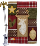 Christmas Noel - Winter Wonderland Winter Vertical Impressions Decorative Flags HG114172 Made In USA