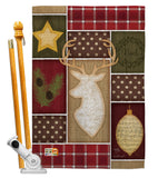 Christmas Noel - Winter Wonderland Winter Vertical Impressions Decorative Flags HG114172 Made In USA