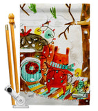 Decorating Christmas - Winter Wonderland Winter Vertical Impressions Decorative Flags HG130000 Made In USA