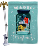 Magic Chritmas - Winter Wonderland Winter Vertical Impressions Decorative Flags HG130293 Made In USA