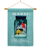 Magic Chritmas - Winter Wonderland Winter Vertical Impressions Decorative Flags HG130293 Made In USA