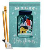 Magic Chritmas - Winter Wonderland Winter Vertical Impressions Decorative Flags HG130293 Made In USA