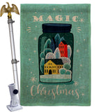 Magic Chritmas - Winter Wonderland Winter Vertical Impressions Decorative Flags HG130293 Made In USA