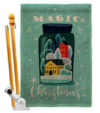 Magic Chritmas - Winter Wonderland Winter Vertical Impressions Decorative Flags HG130293 Made In USA