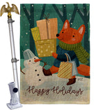 Ready for Holiday - Winter Wonderland Winter Vertical Impressions Decorative Flags HG130298 Made In USA