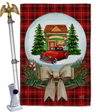 Winter Time - Winter Wonderland Winter Vertical Impressions Decorative Flags HG137331 Made In USA