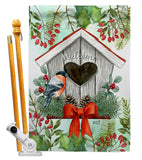 Welcome Winter - Winter Wonderland Winter Vertical Impressions Decorative Flags HG137333 Made In USA