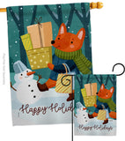 Ready for Holiday - Winter Wonderland Winter Vertical Impressions Decorative Flags HG130298 Made In USA