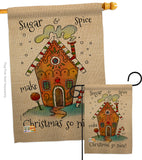 Sugar & Spice Christmas - Winter Wonderland Winter Vertical Impressions Decorative Flags HG137097 Made In USA