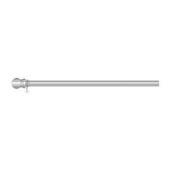 Standard Aluminum with Chrome Knob - Pole FA199034 Brushed Flag Accessories