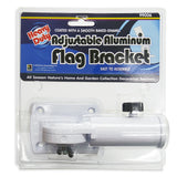 Aluminum Alloy Adjustable White - Holder FA199006 Enamel Coated Flag Accessories