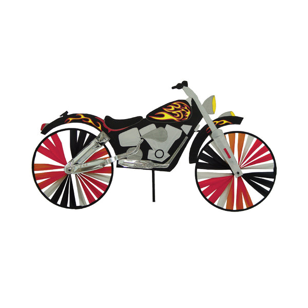 Two Group - Flames Motorcycle Interests - Everyday Applique Decorative Windwheel 20" x 49"
