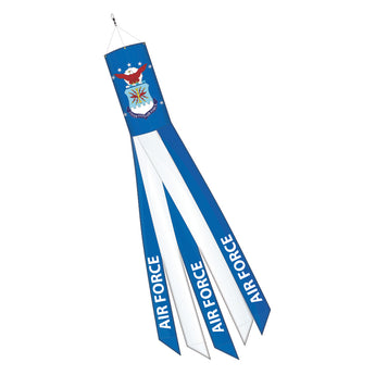Two Group - WS128046 Air Force Americana - Everyday Applique Decorative Windsock 12" x 60"